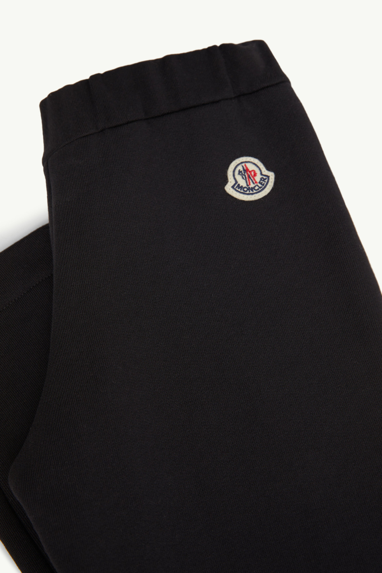 Moncler Wool-trimmed Cotton Tracksuit Set In Black