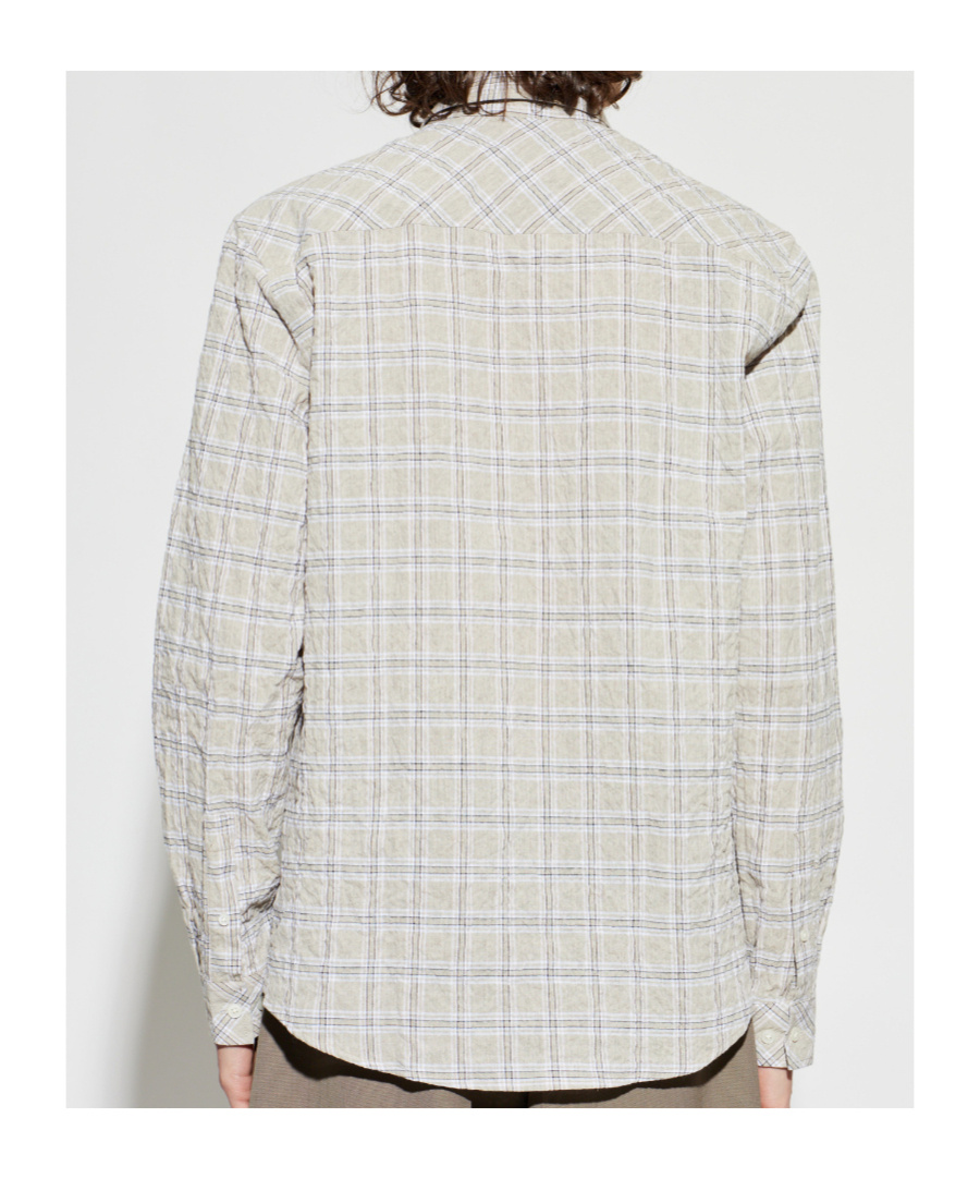 Samsoe & Samsoe Checked Shirt In White