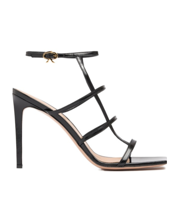 Gianvito Rossi Mondry 95 Caged Leather Sandals