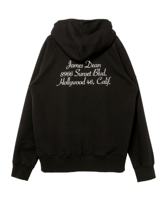 Sacai James Dean Hoodie In Black