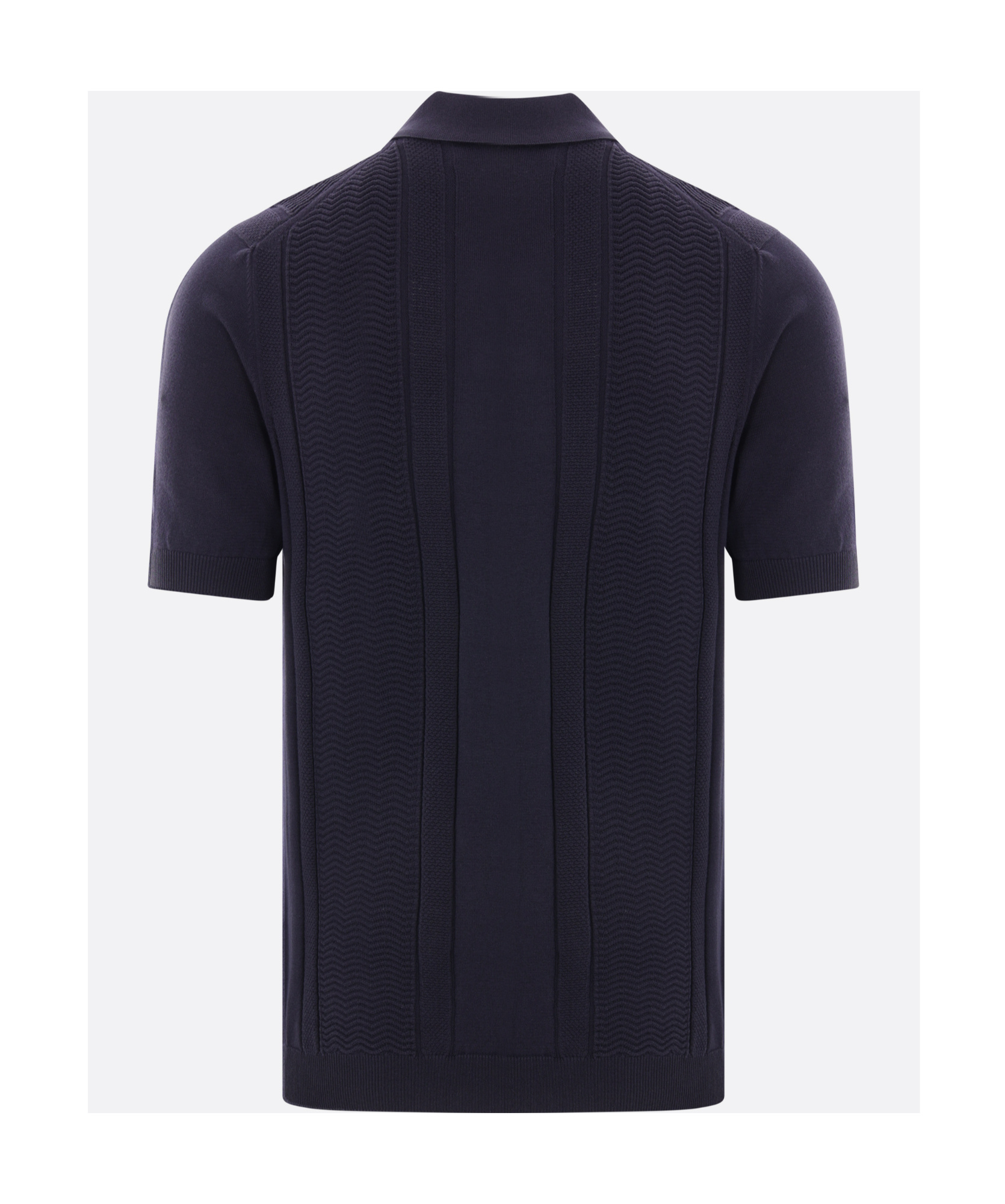 Brunello Cucinelli Knit Polo Shirt In Black