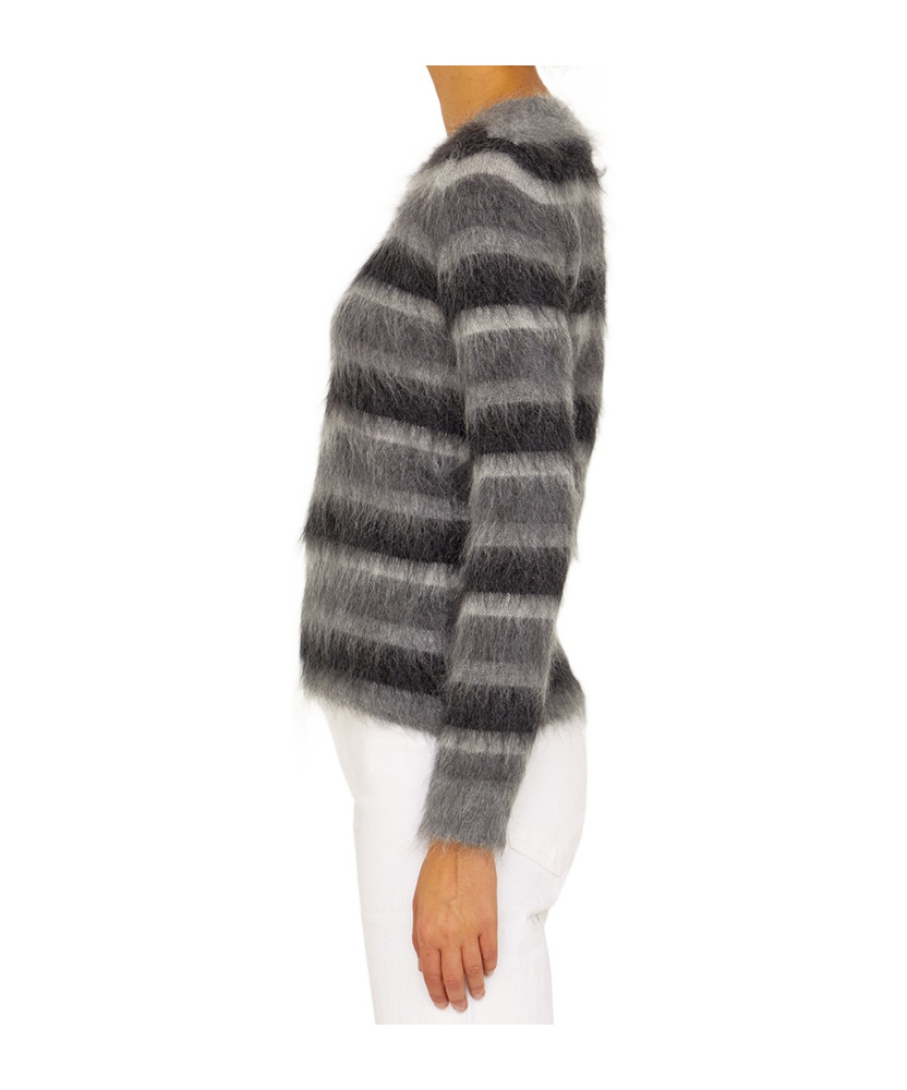 Max Mara Logo Pullover In Black