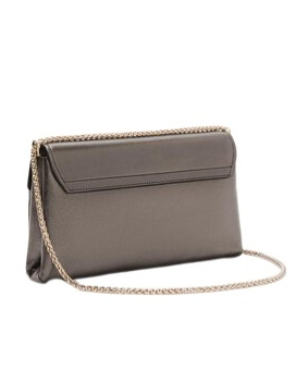 Furla Chain Shoulder Bag In Gray