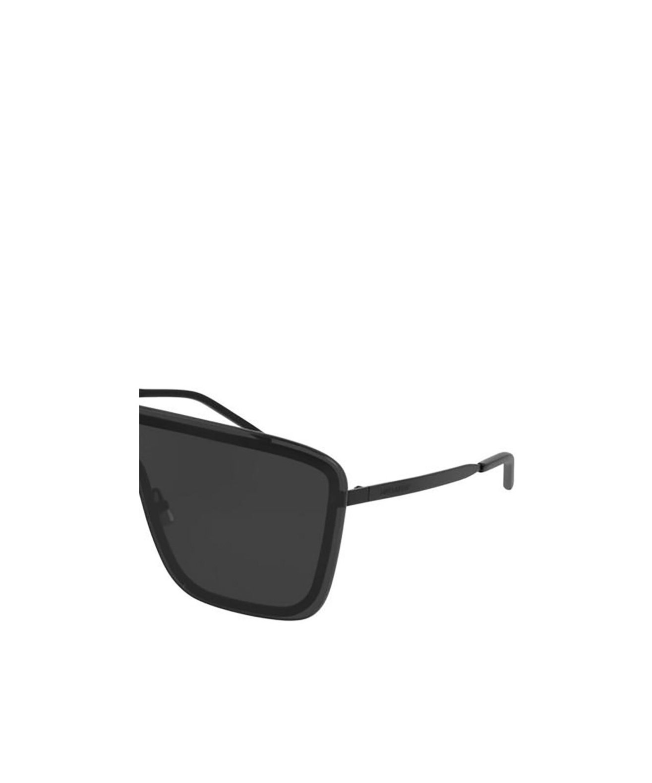 Saint Laurent Sl364 Mask Sunglasses In Gray