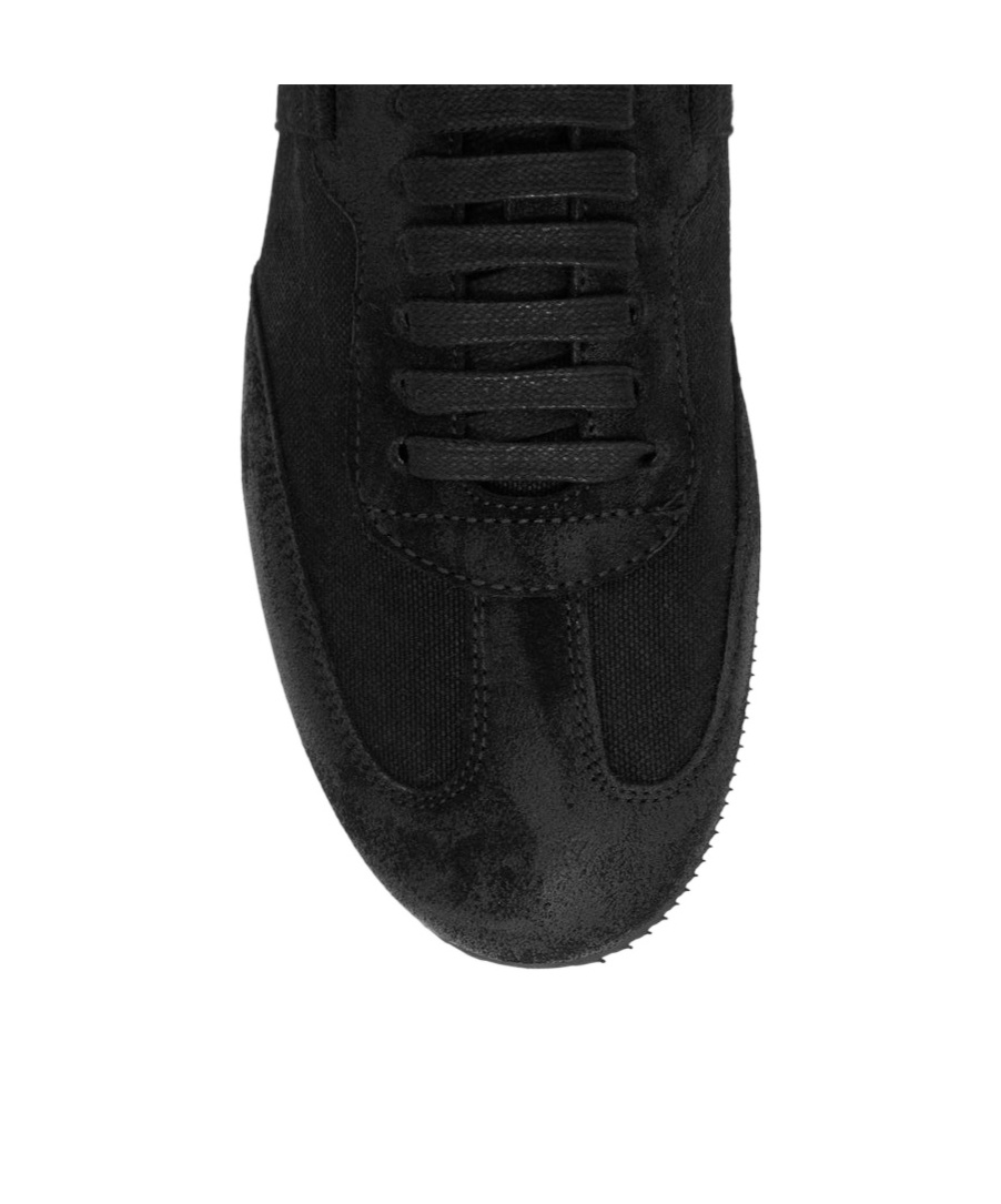 Ann Demeulemeester Black Siru Low-top Boxing Sneakers In Black