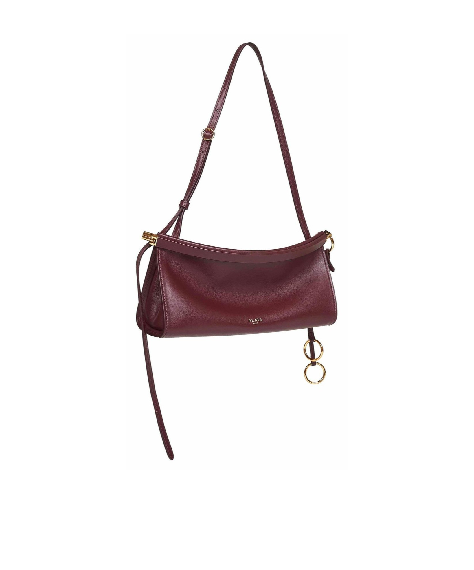 Alaïa Women Rouge Grenat Le Click East West Small Bag In Red