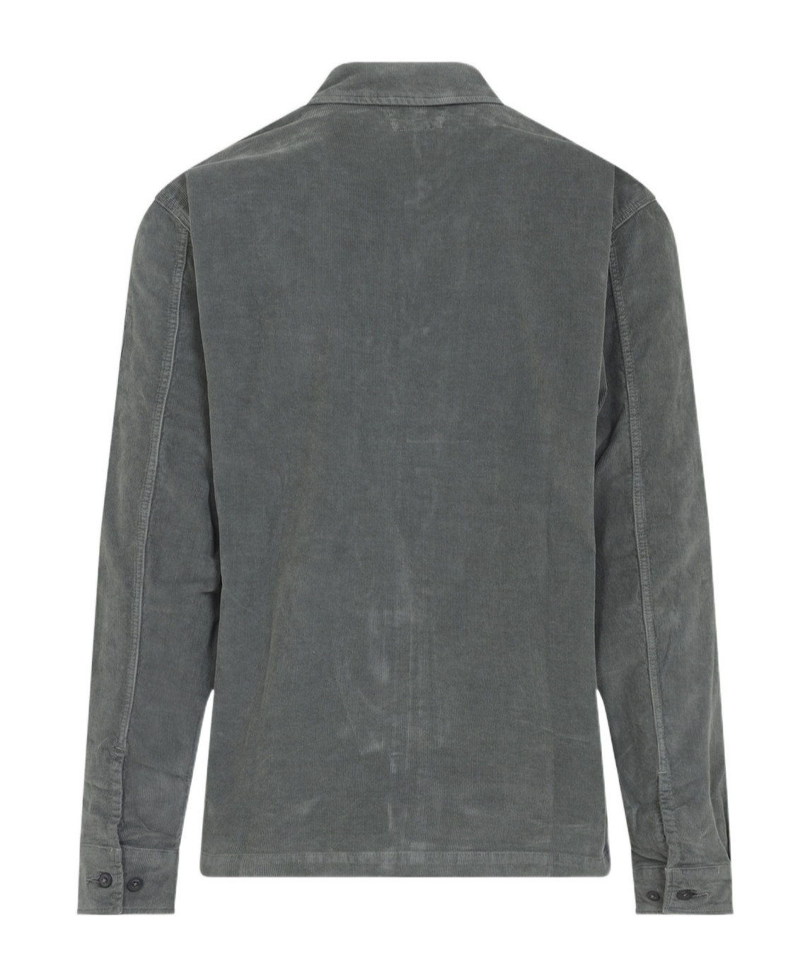 C.p. Company Corduroy Overshirt With Long Sleeves And Pockets In Gray