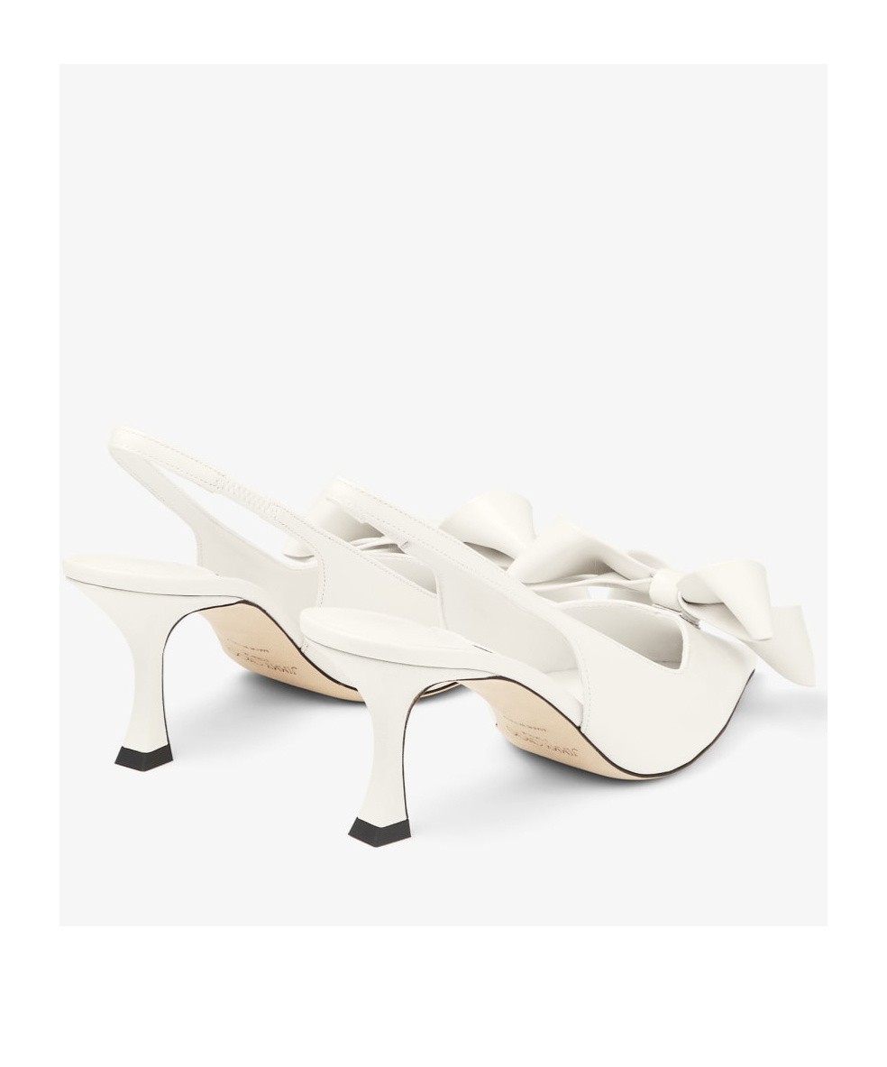 Shop Jimmy Choo Staz Sling Back 70 In White