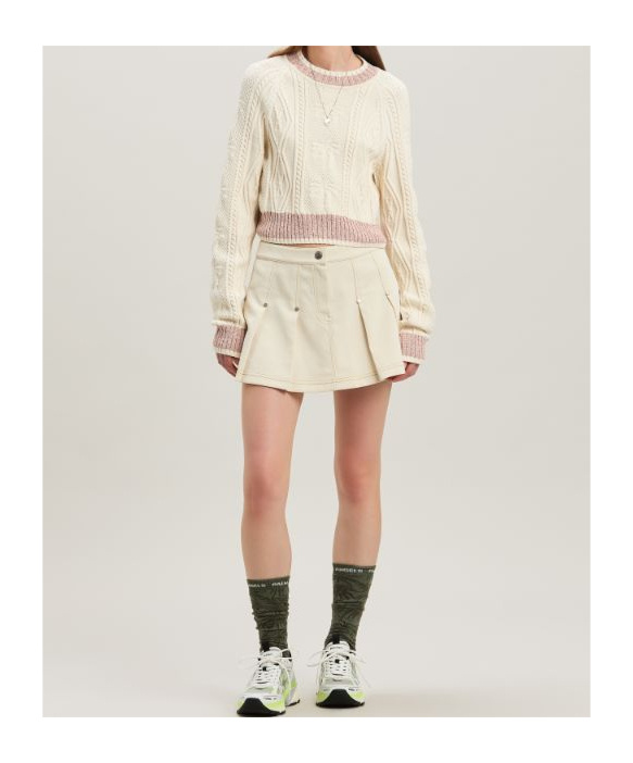 Palm Angels Skirts In White