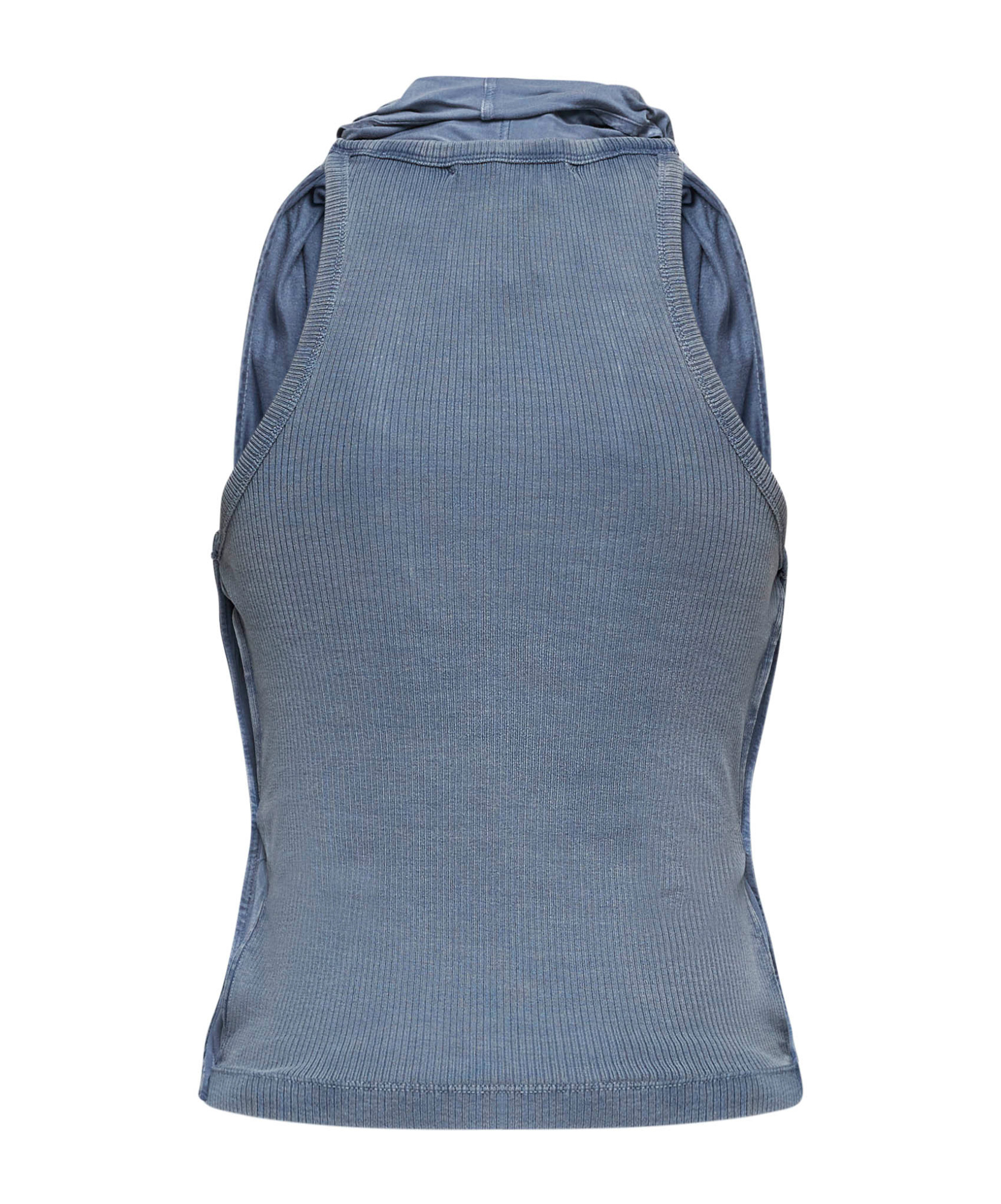 Y/PROJECT SCARF-INSERT TANK TOP