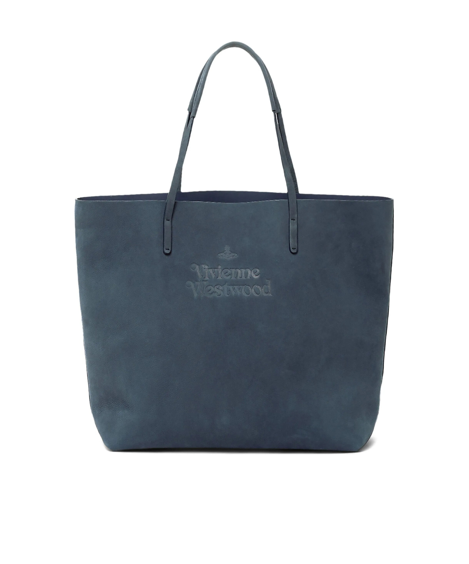 Vivienne Westwood Embossed Shoulder Bag In Blue