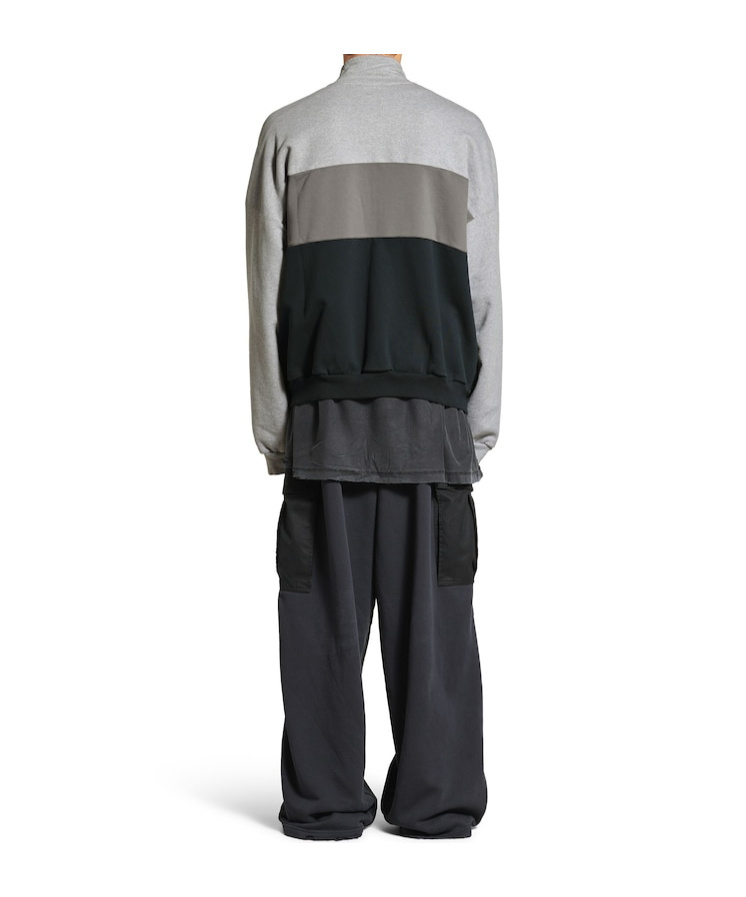 Balenciaga Men's Unity Sport Zip-up Jacket In Heather Grey In Grey