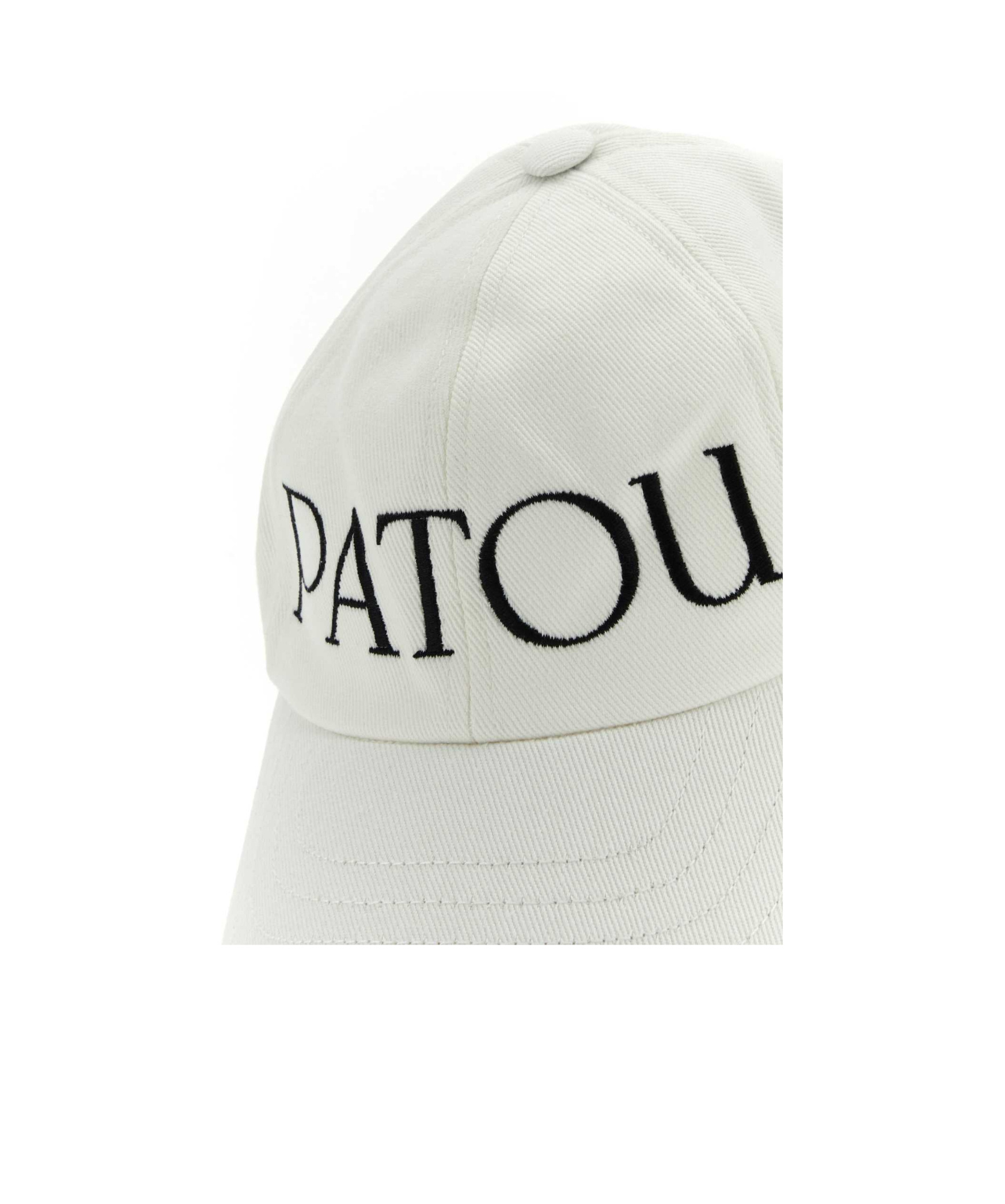 Patou Baseball Hat With Logo In White