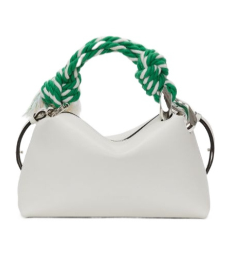 Jw Anderson Corner Crossbody Bag In White