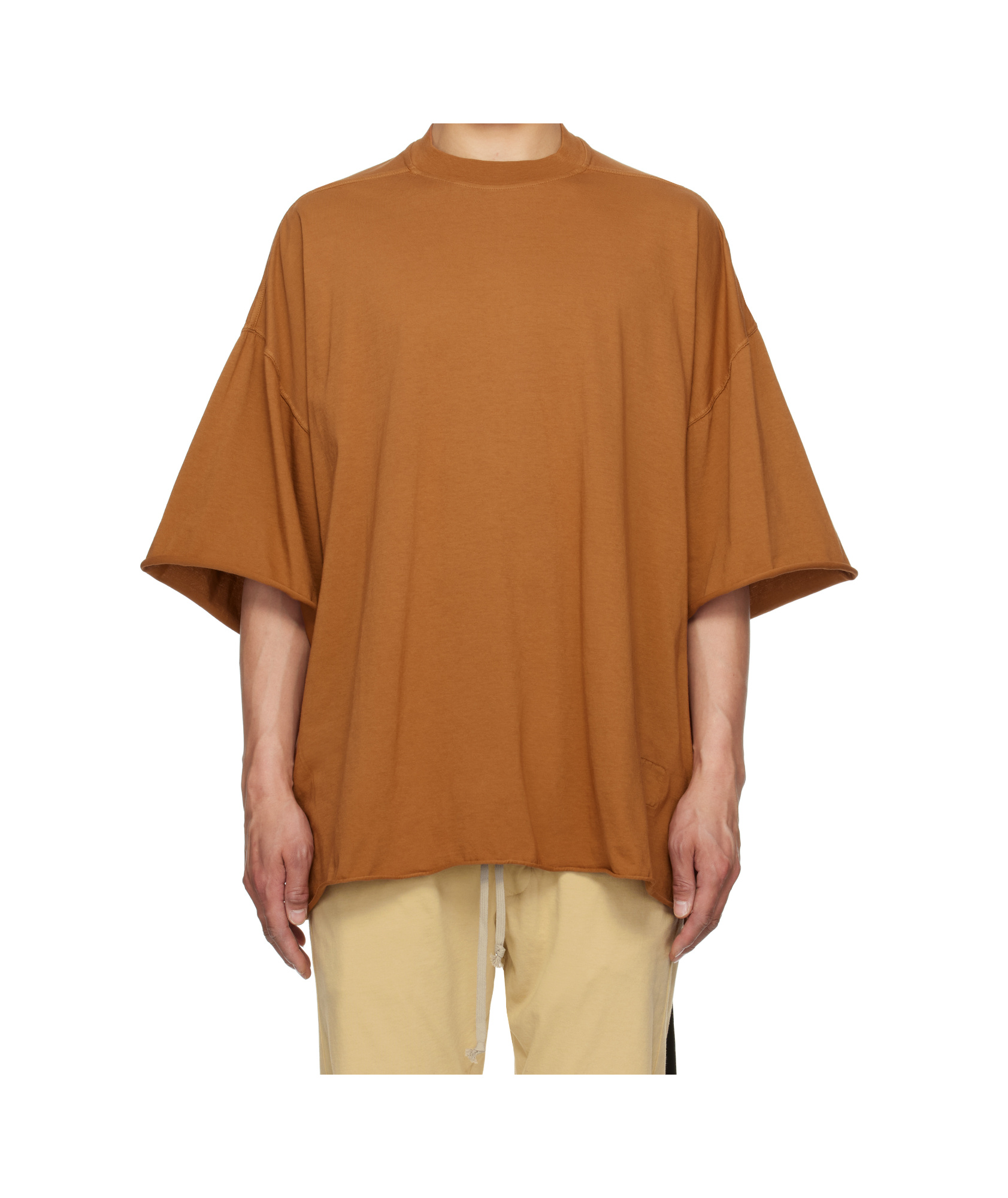 Shop Rick Owens Drkshdw Hollywood Tommy T-shirt In Brown