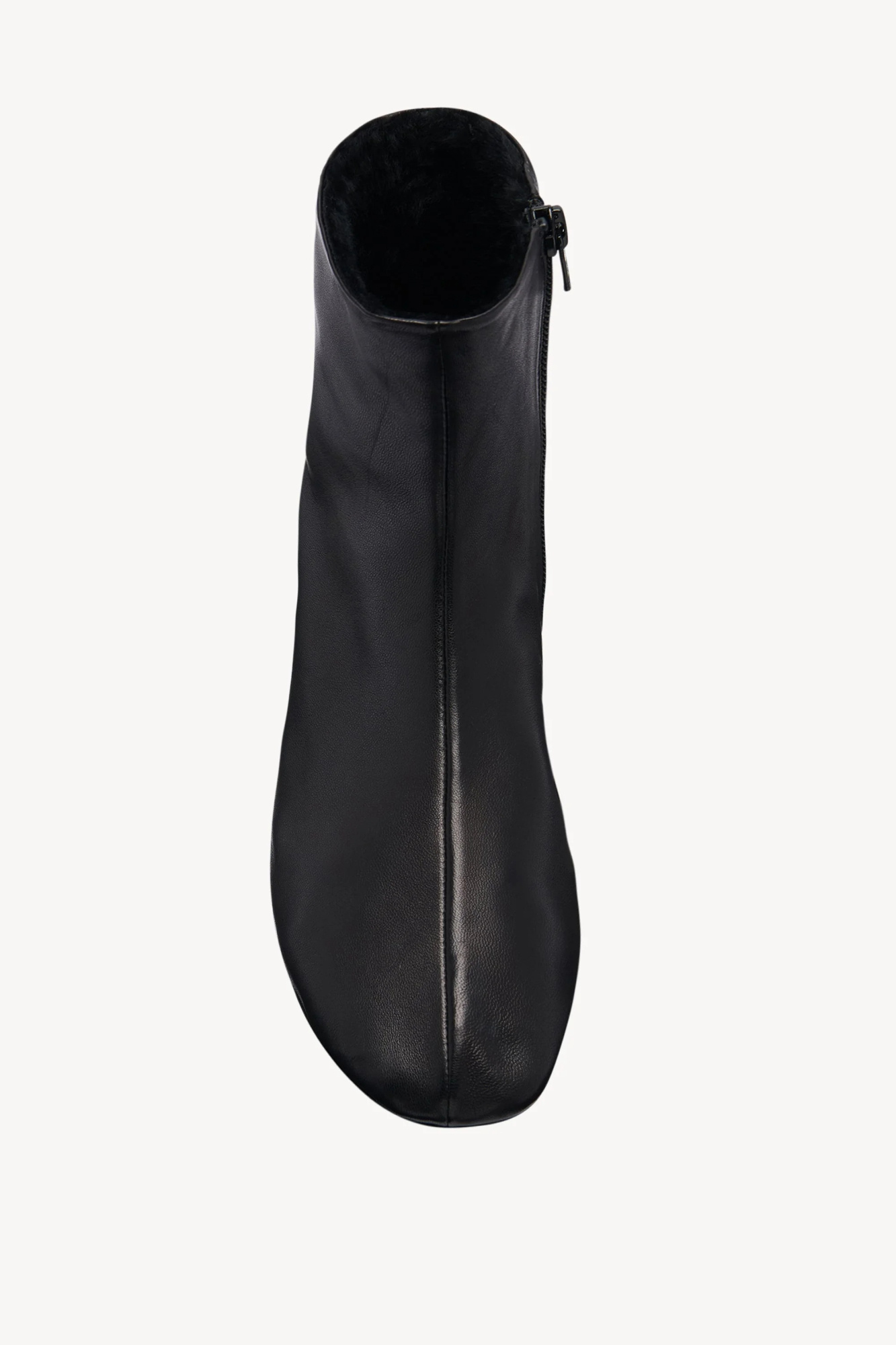 The Row Side Zipper Ankle Boots In Black