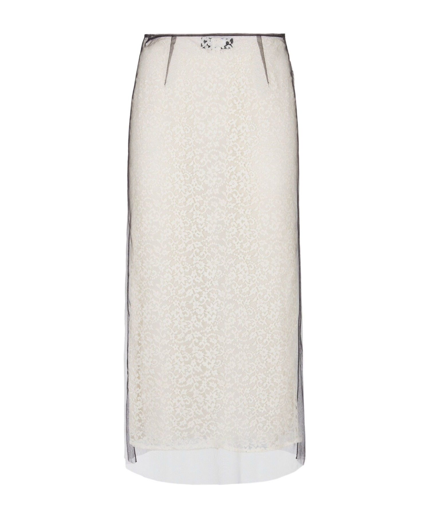 Fendi Lace Skirt In White