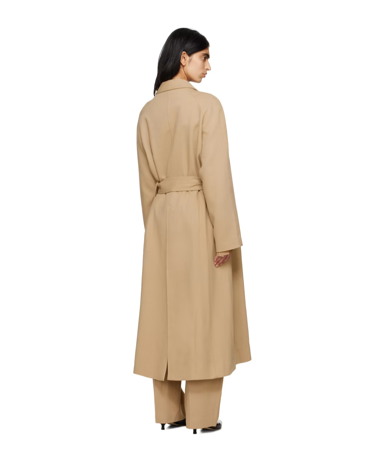 Studio Nicholson Denali Belted Coat In Brown