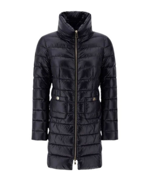 Herno Turtleneck Down Jacket In Black