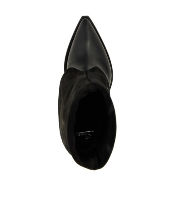 Sonora Rancho Reverse Ankle Boot In Black