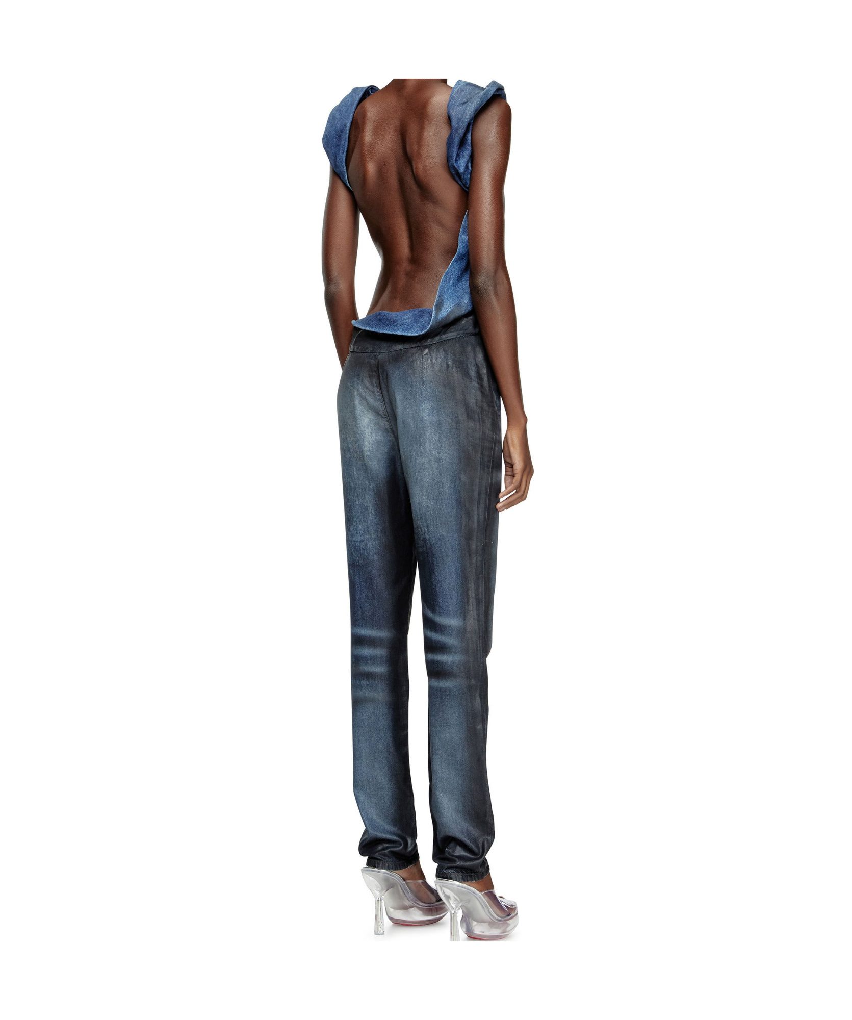 DIESEL ASYMMETRIC-DESIGN JUMPSUIT