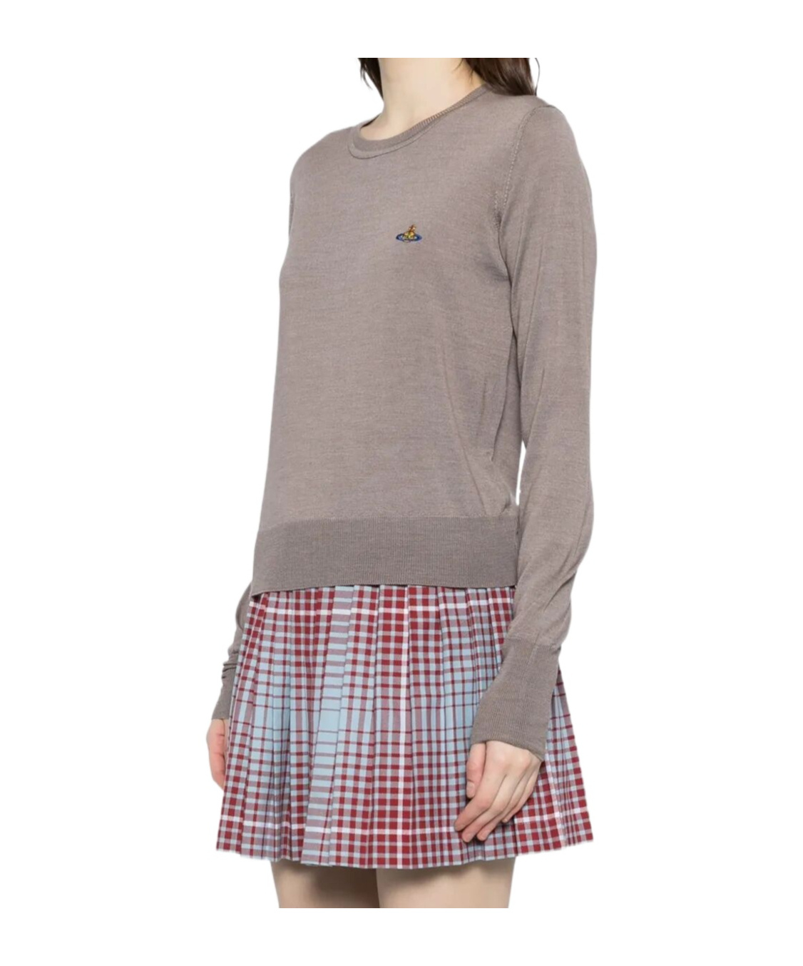 Vivienne Westwood Women Bea Wool Blend Jumper In Brown