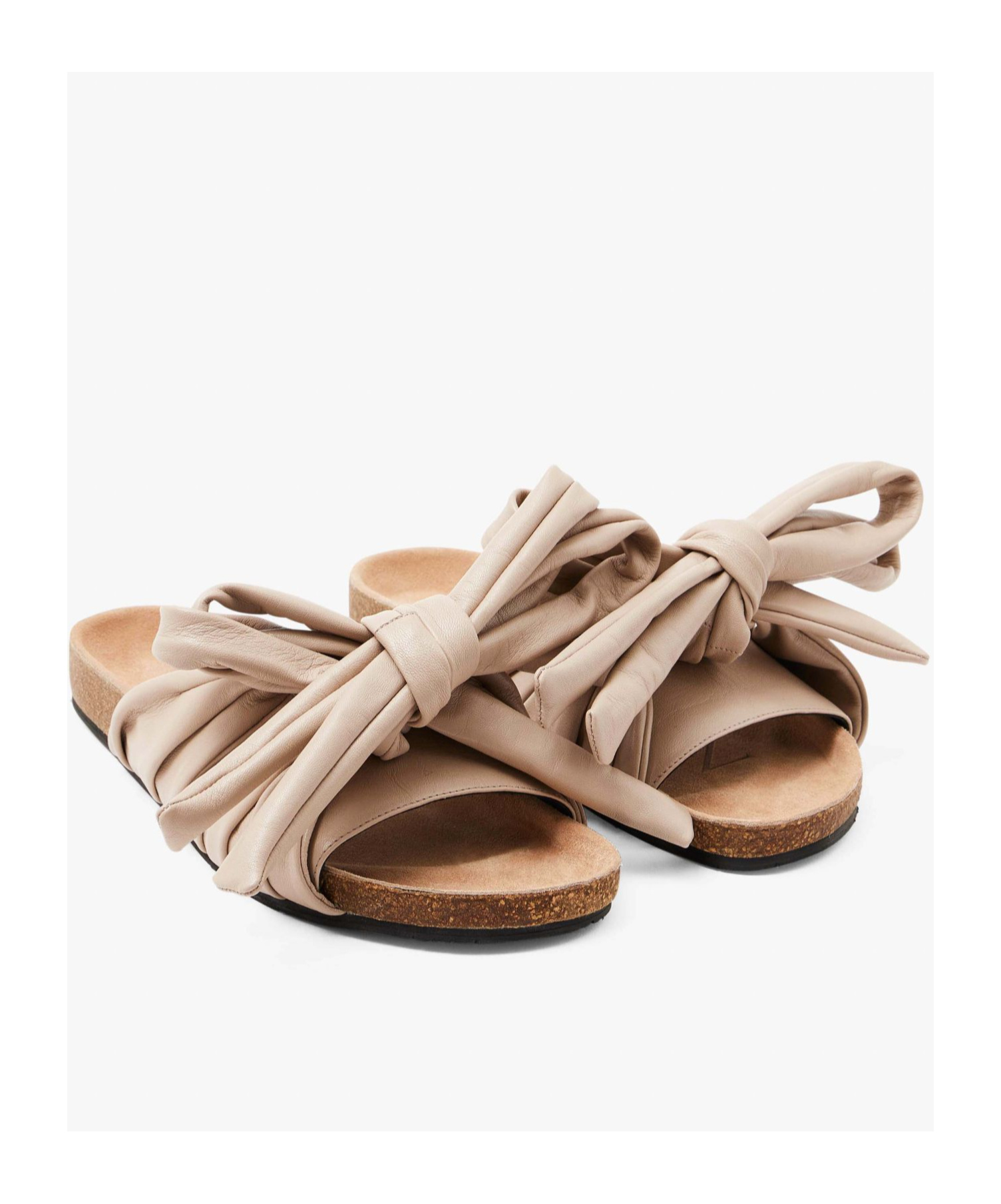 Jw Anderson Flat Slippers In Neutral