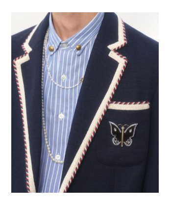 VALENTINO GARAVANI LOGO BROOCH