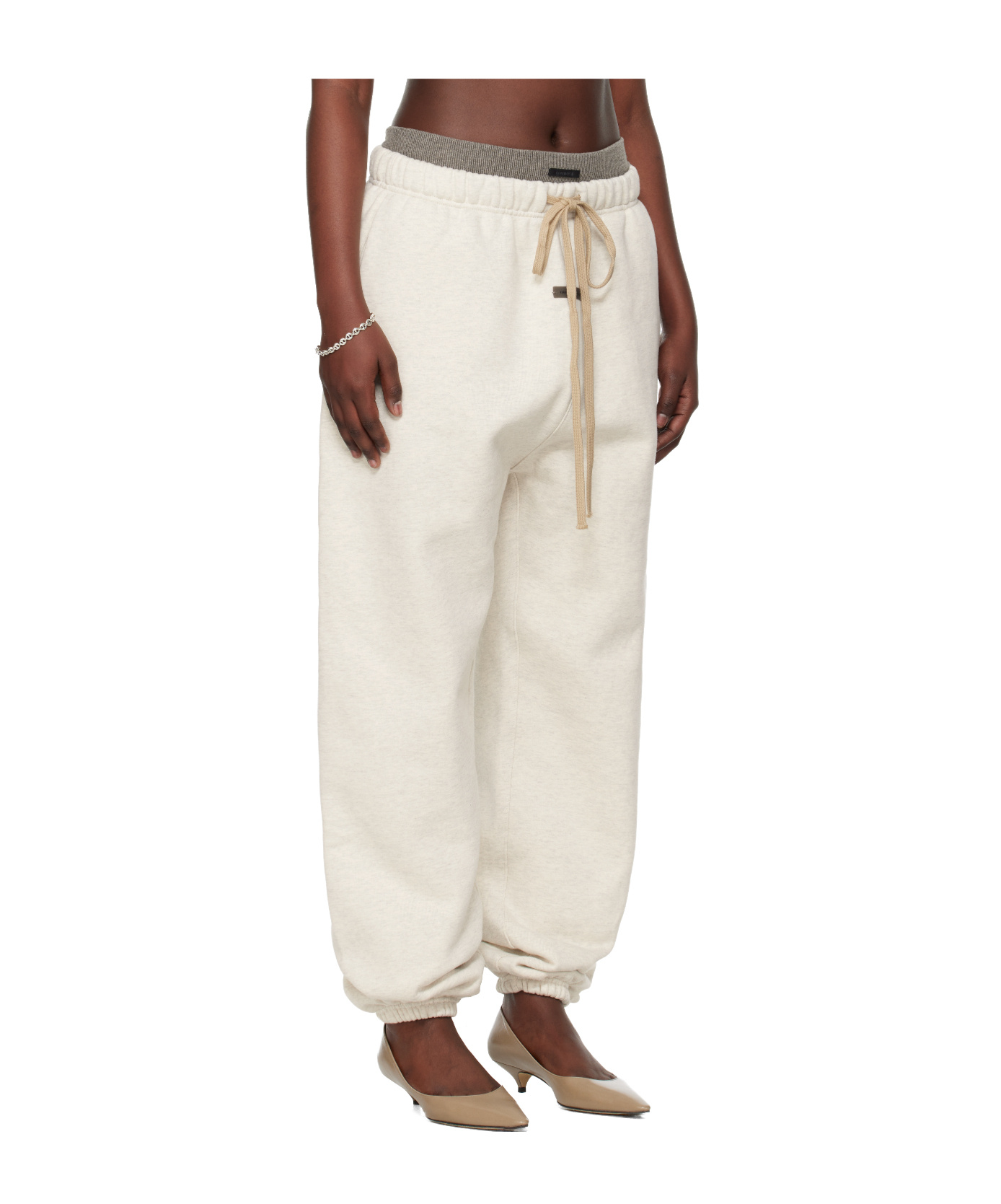 Essentials Drawstring Sweatpants In Brown