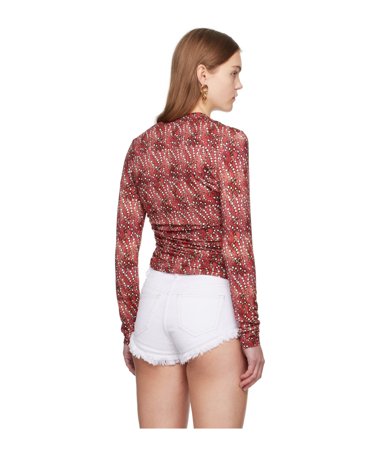 Isabel Marant Étoile Jazzy Long-sleeved T-shirt In Multicolor