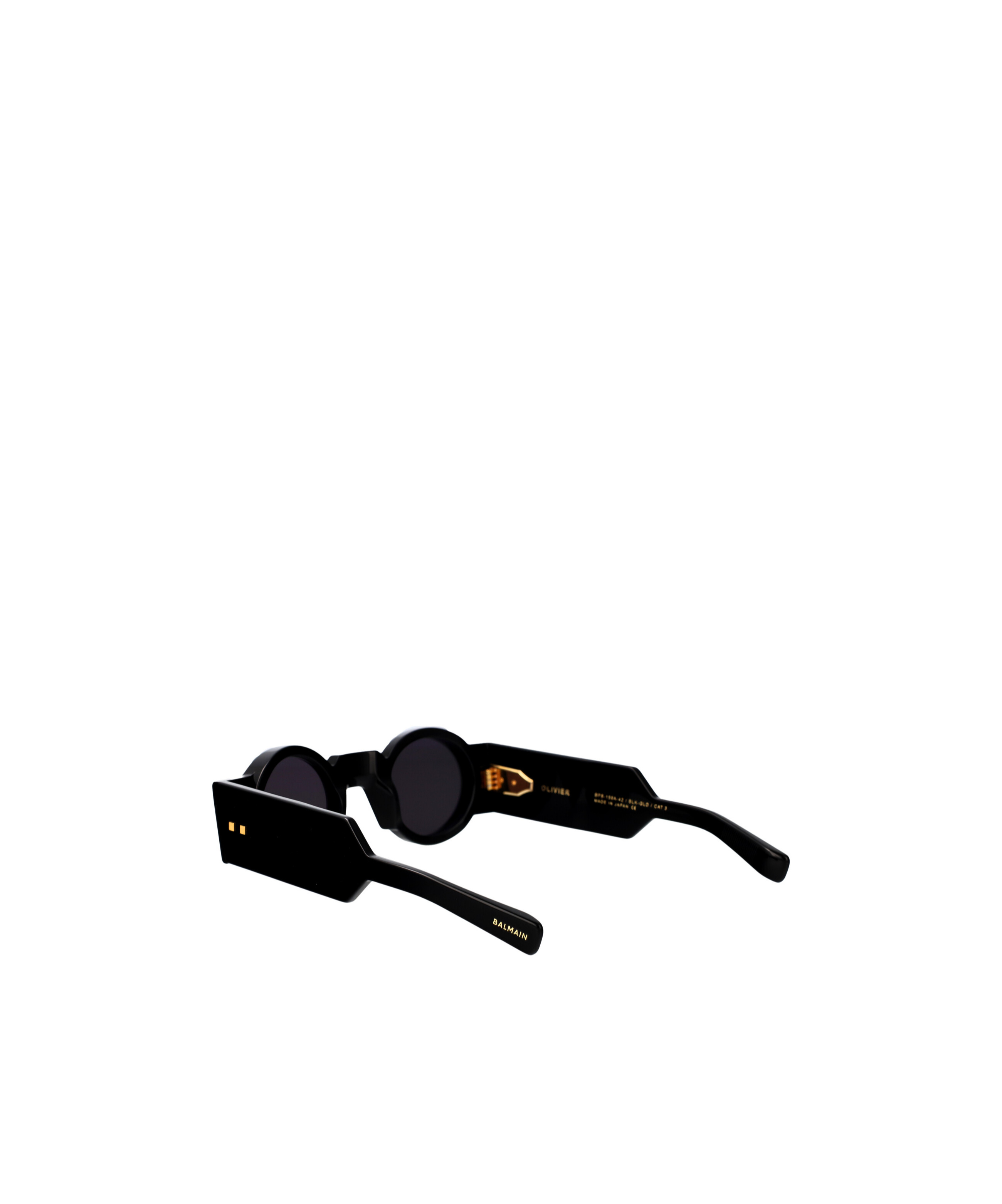 Balmain Logo Sunglasses In Black