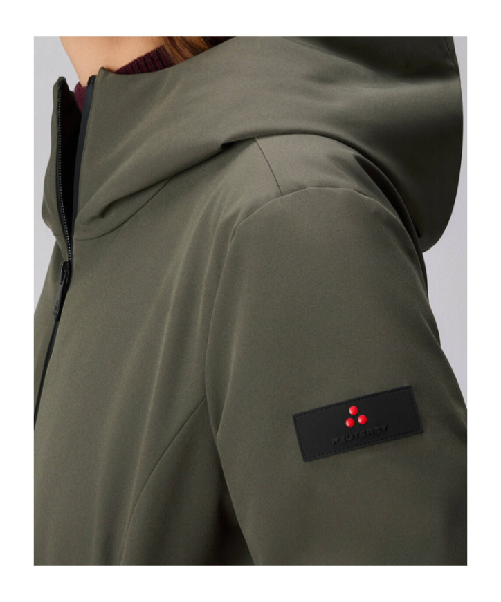 Peuterey Active Bi-stretch Nylon Jacket In Green
