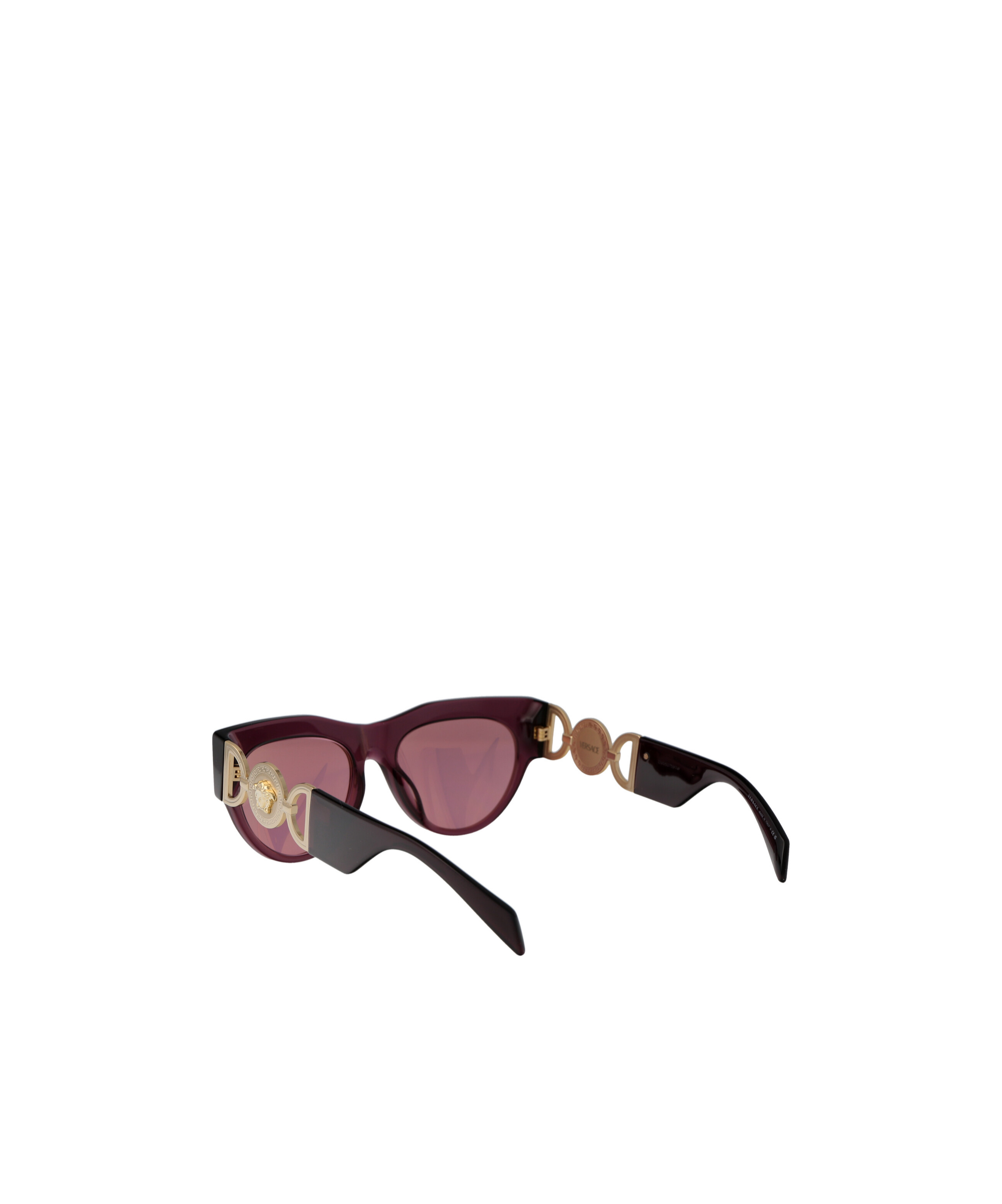 Versace Eyewear Round Frame Sunglasses In Pink