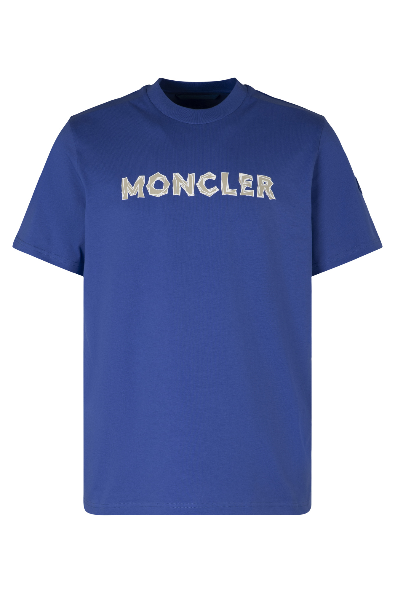 Moncler Short-sleeved T-shirt In Blue