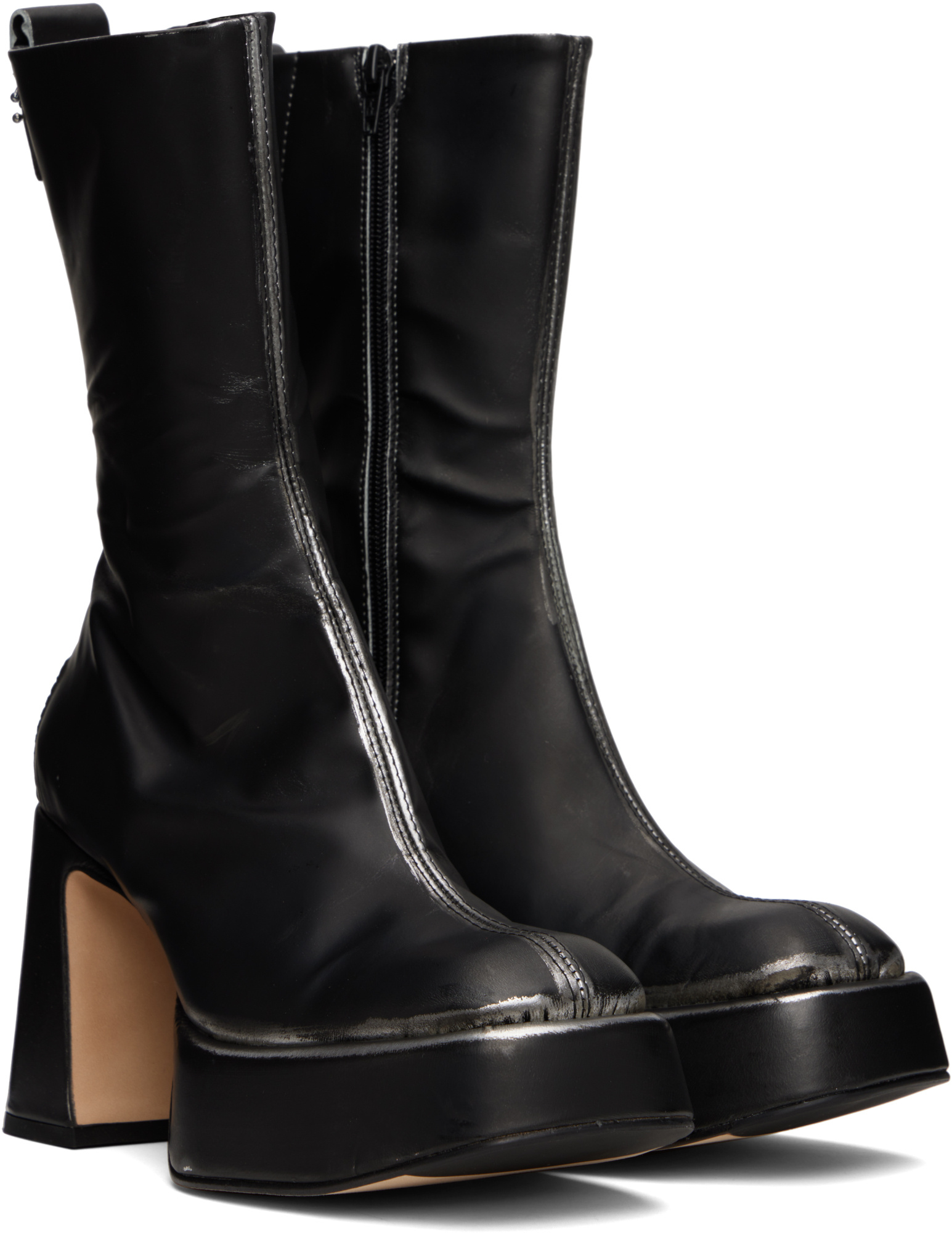 Miista Apple Mid-calf Boots In Black