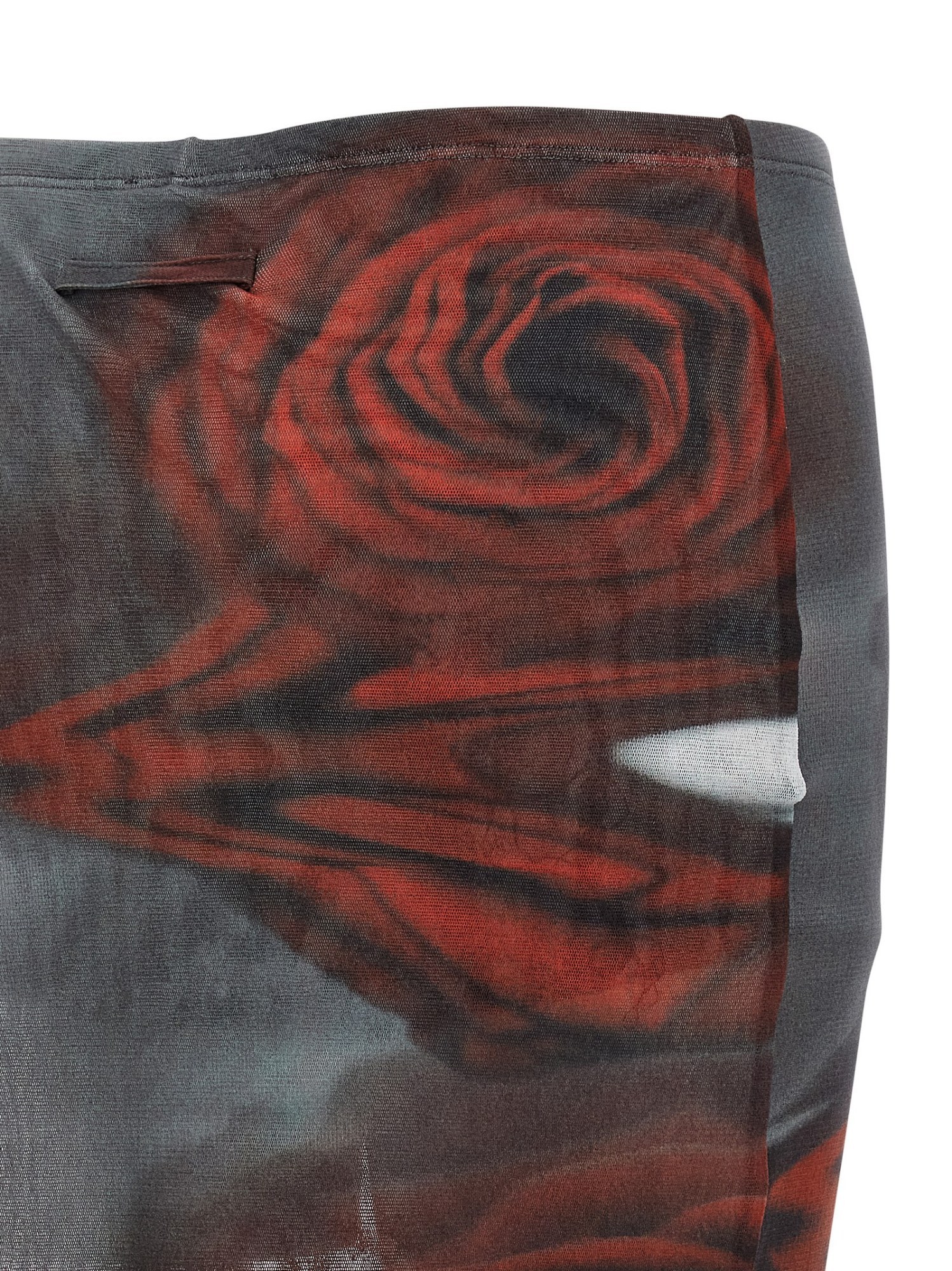 Jean Paul Gaultier The Red Blurry Roses Bermuda And Short Multicolor In Multi