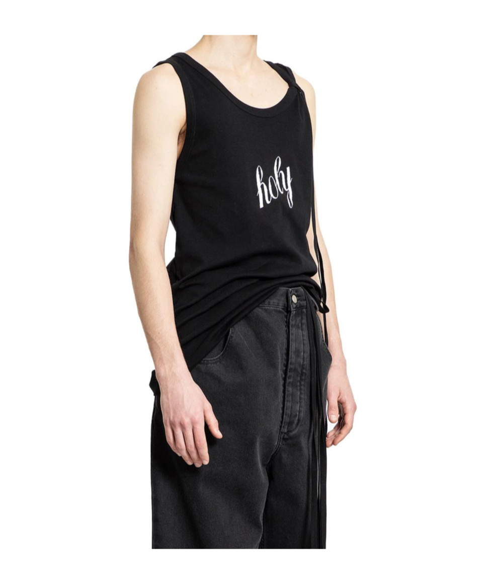 Ann Demeulemeester Sleeveless Vest In Black