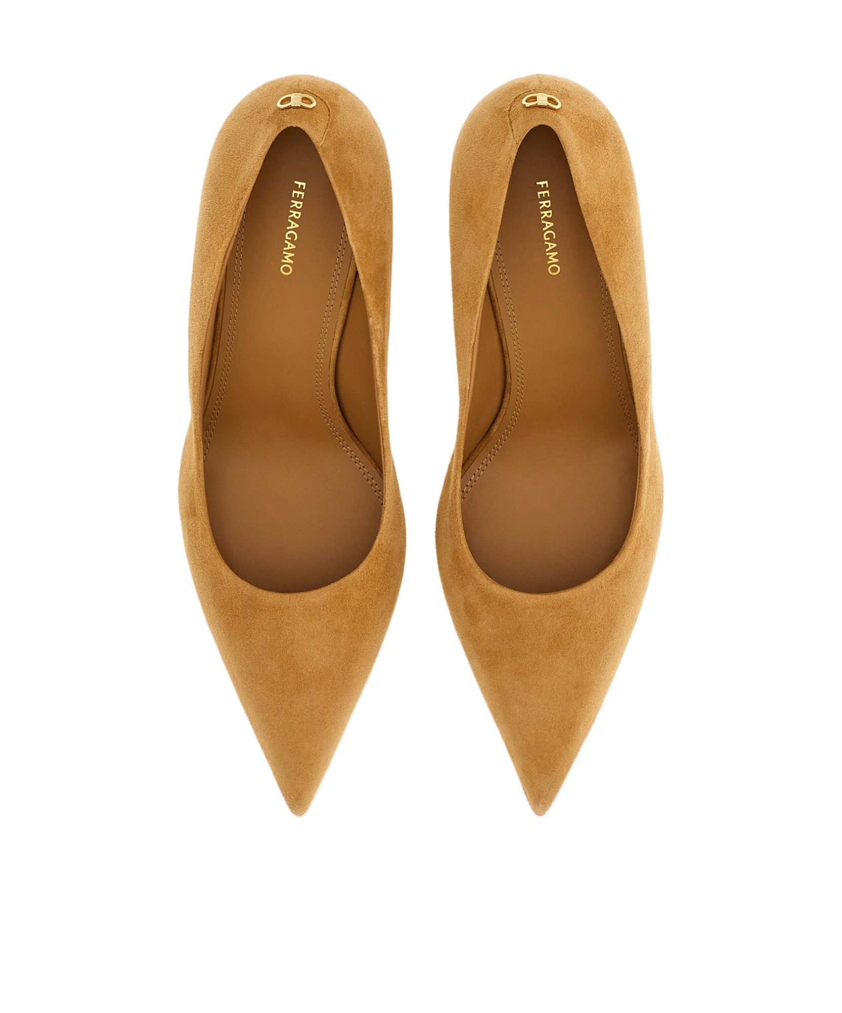 Ferragamo Women's Heeled Shoes In Brown