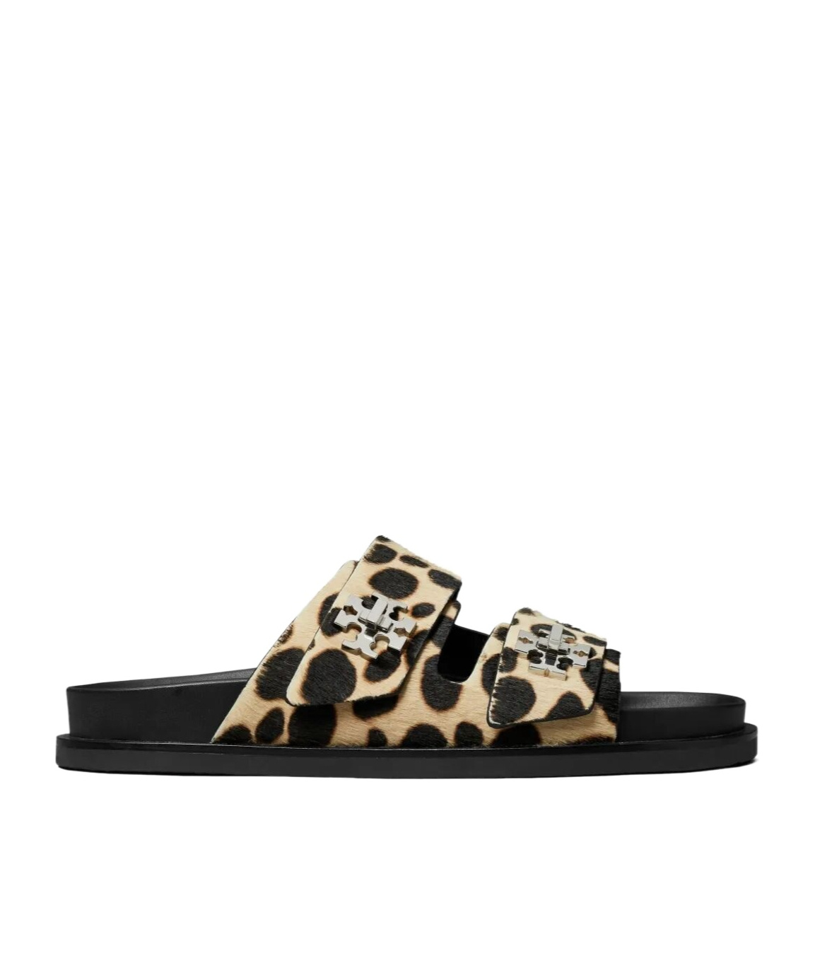 Tory Burch Sporty Slide Sandal With Twist Details Scarpe Basse Animalier In Animal Print