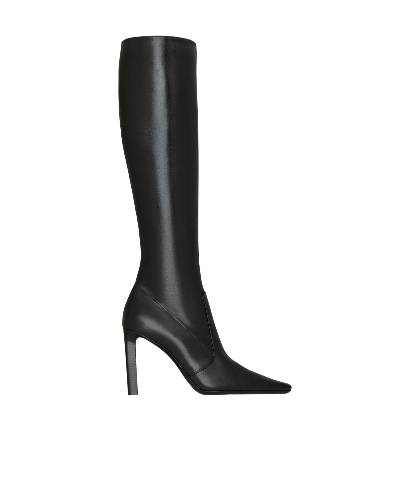 Saint Laurent Francoise Boots In Smooth Leather In Black