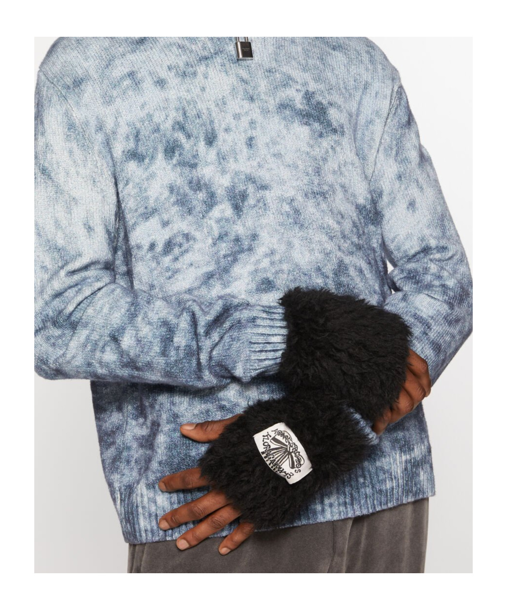 ACNE STUDIOS LOGO GLOVES 