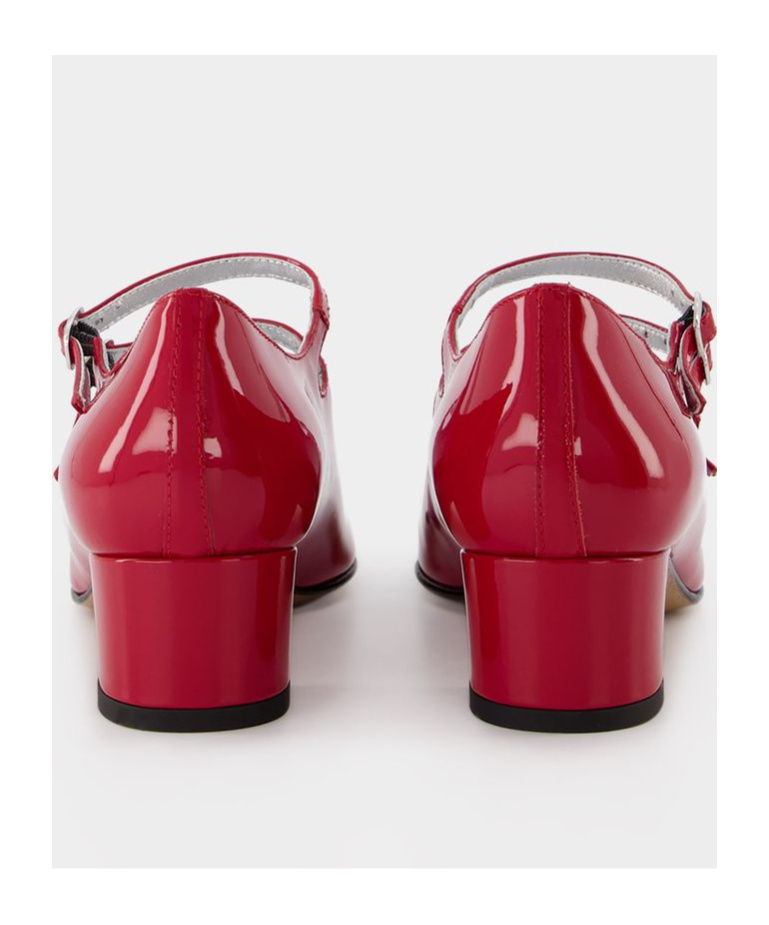 Shop Carel Paris Kina Block Heel Pumps In Red
