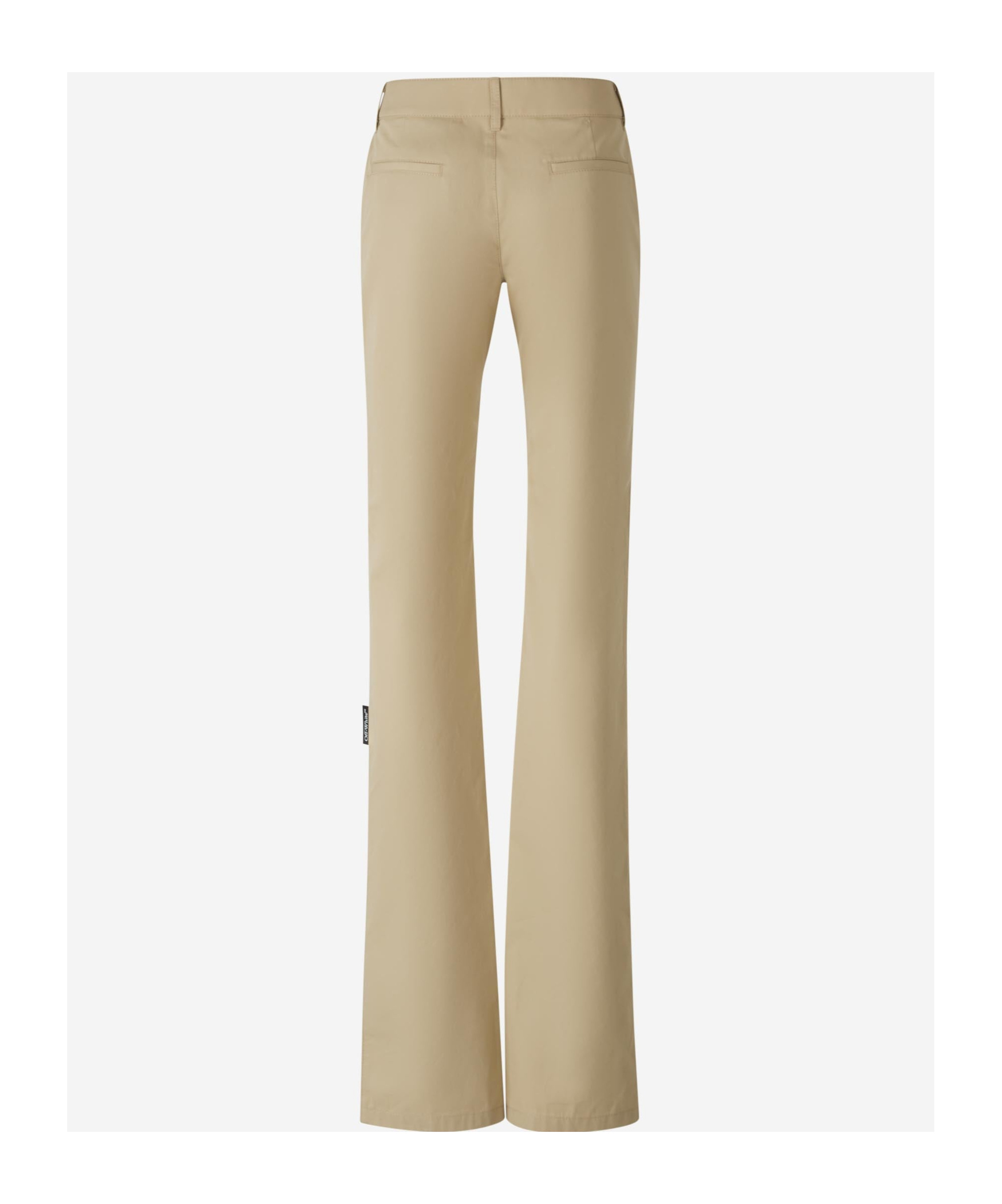 Off-white Belt Loops Slacks In Nude