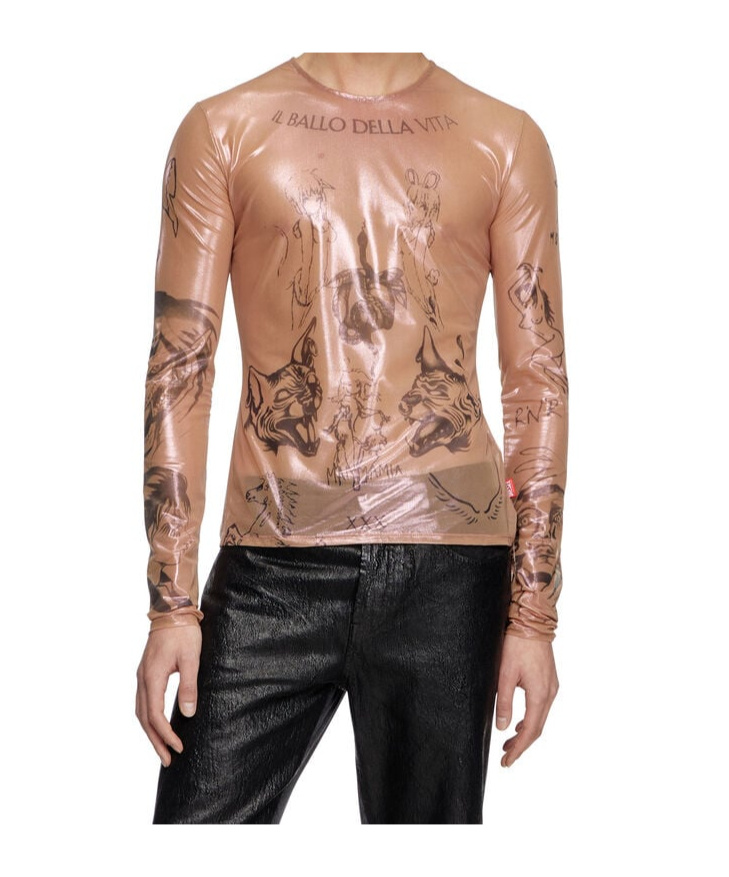DIESEL X DAMIANO DAVID T-CLAUDE-DD TOP