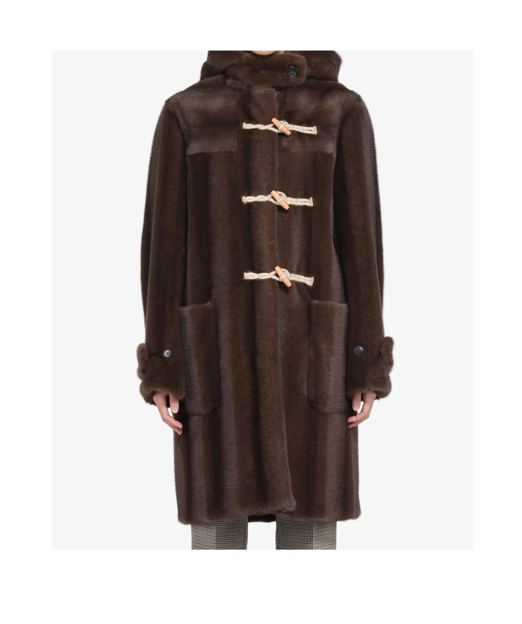 N°21 N21 Faux Fur Montgomery In Brown
