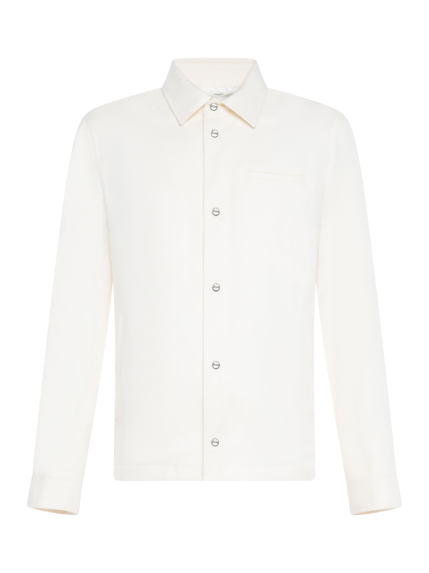 Herno Button Shirt In White