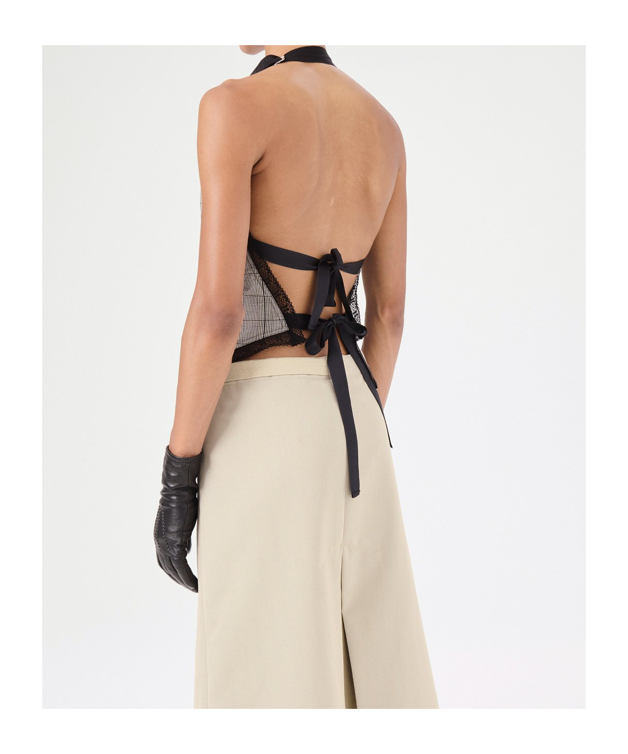 Our Legacy Gray Pinafore Top In Gray