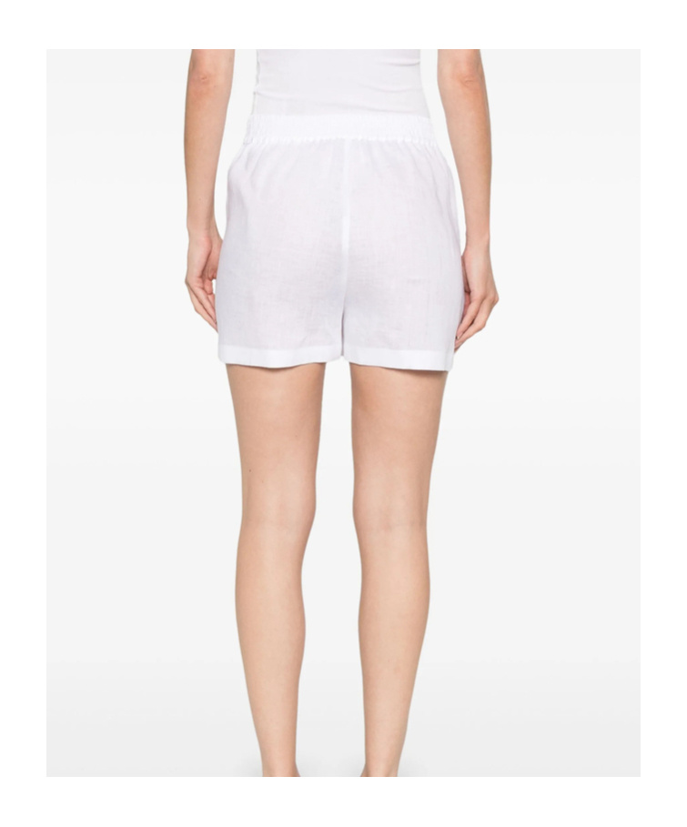 Dsquared2 Summer Lovers Linen Shorts In White