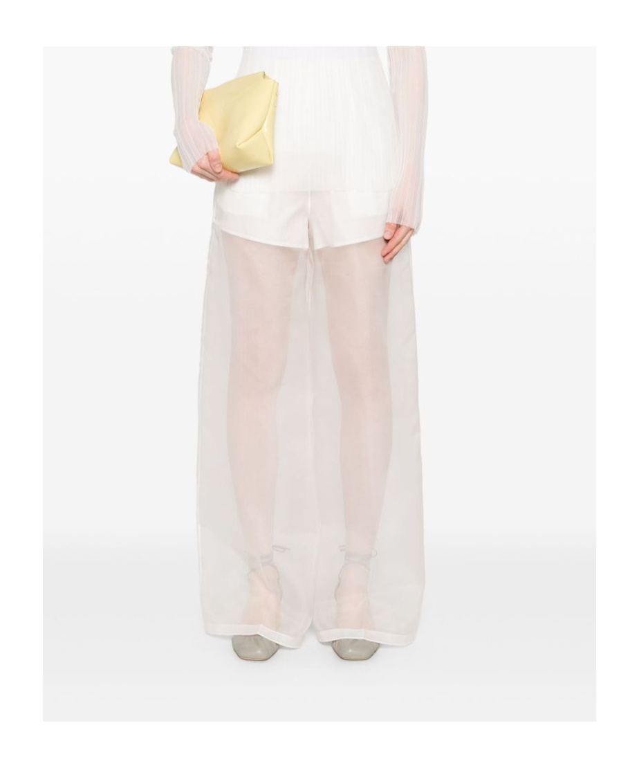 Forte Forte See-through Wide-leg Pants