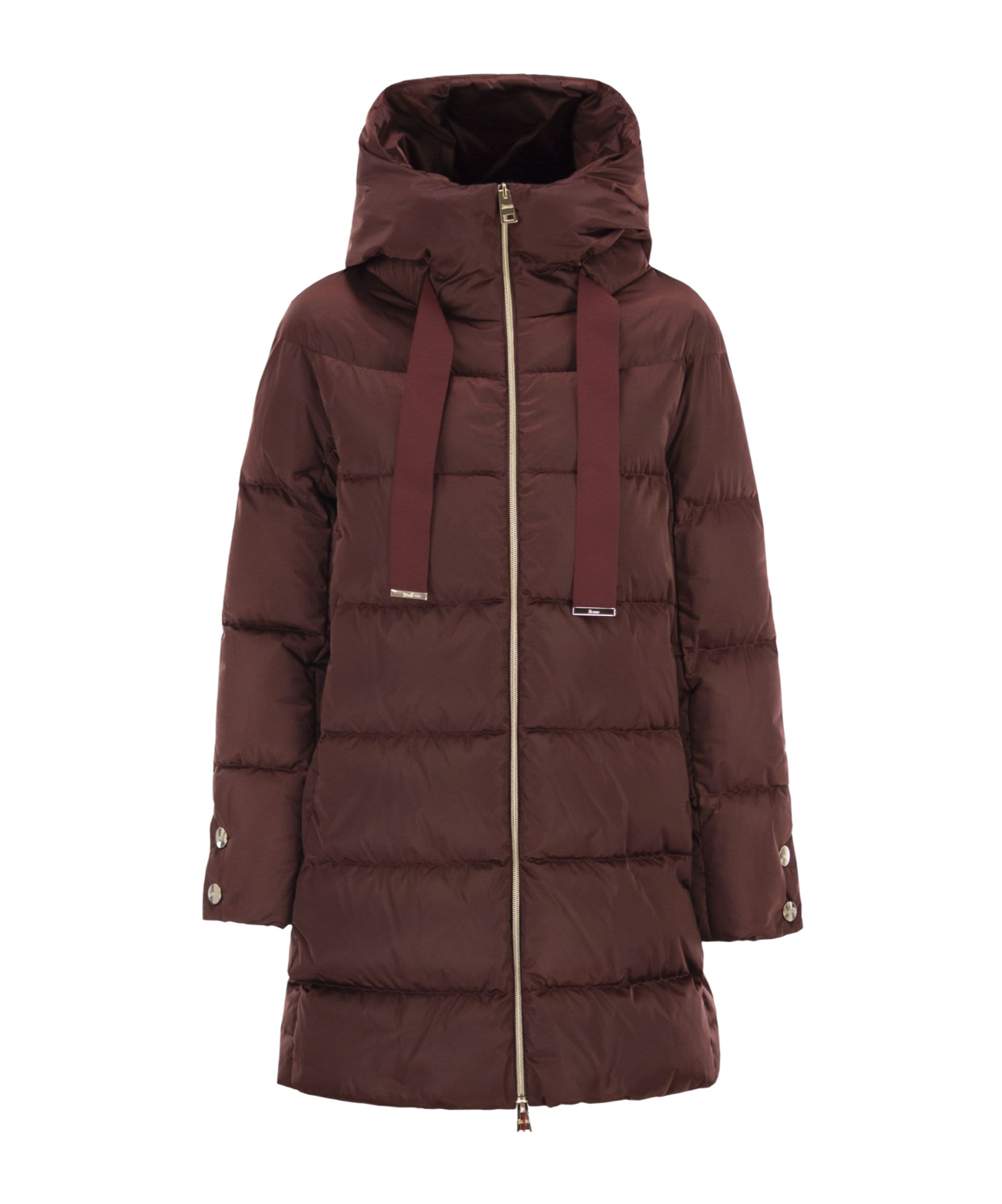 Herno A-shape Down Jacket With Hood In Red